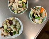 クリーミーピリ辛炒飯味豆腐入ナムル風炒煮作り方11写真
