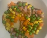 全てレンジ洋風味噌親子丼味オムライス弁当作り方3写真