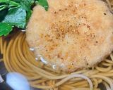 簡単　メンチカツ蕎麦作り方5写真