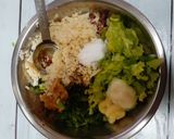 茹野菜で餃子作り卵焼き用フライパンで焼く作り方1写真