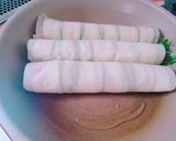 ＊ズッキーニと魚肉ソーセージの春巻き＊作り方5写真