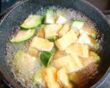 青トロ茄子とオカワカメの煮物作り方4写真