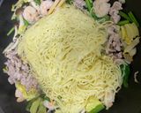 白菜と小松菜の塩焼きそば♪作り方3写真
