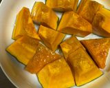 簡単☆レンジでかぼちゃ煮作り方1写真