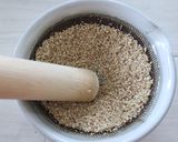 ルッコラの豚しゃぶごま味噌サラダ作り方1写真