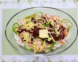 子供が喜ぶ！簡単昼食夕飯レンジでナポリタンうどん作り方7写真