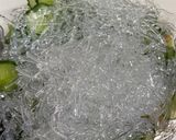 プチプチ海藻麺の酢の物作り方3写真