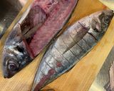 鯵の塩焼き・ローズマリーフレーバー作り方1写真