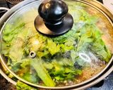 大薯（ダイジョ）と卵黄をつけ汁にすき焼き作り方5写真