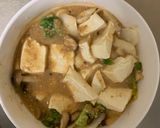 お一人様簡単洋風棒棒鶏味豆腐野菜炒め作り方19写真