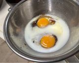 弁当用の甘め柔らか卵焼き作り方1写真