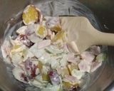 かぼちゃとさつま芋のサラダ作り方4写真