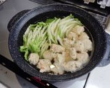 鶏肉団子と白菜のお鍋作り方6写真