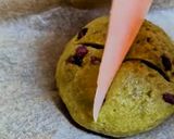 ★オーツブランとアーモンドの抹茶小豆ぱん作り方5写真