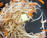 豚コマのにんにく味噌バター炒め作り方7写真