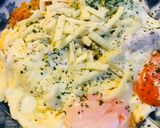 目玉焼き＆ケチャップライスのプレート作り方4写真