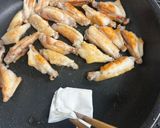 鶏手羽中のピリ辛焼き。作り方3写真