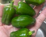 小さめピーマンの肉詰め【四毒抜き】作り方1写真