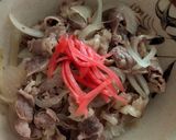 簡単★めんつゆ白だし牛丼作り方4写真