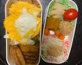 レンジ簡単洋風万能タレ味オムライス弁当作り方17写真