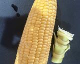 とうもろこしご飯とペペロン炒め作り方1写真