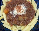炊飯器で超楽にソース！ボロネーゼ風ペンネ作り方5写真