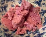 牛乳で作るブラックベリーのアイスクリーム作り方3写真