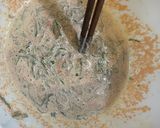 鶏胸肉の明太マヨ大葉和え♪作り方3写真