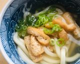 半玉うどん●きざみ揚げのキツネうどん作り方3写真