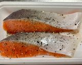 フライパンで鮭ときのこのホイル焼き？作り方1写真