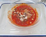 タコとツナの冷製ラタトゥイユパスタ作り方7写真