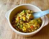 m包丁いらず♪炊飯器DEカレーピラフ作り方3写真