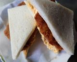 【在日外国人発】ファミチキたまごサンド作り方3写真