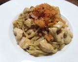 かぶのおろしと納豆鶏肉スパゲッティ作り方10写真