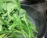 鯖缶とかき菜のレモンハーブ【カルディ】作り方2写真