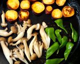 豚肉とさつまいもときのこのバタポン炒め作り方4写真