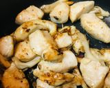 鶏肉のアヒージョ風揚げ焼きのサラダ盛り作り方3写真