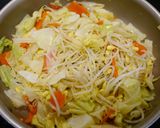 簡単！ラーメンのための野菜炒め作り方4写真