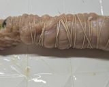 鶏肉の野菜巻き　照り作り方4写真