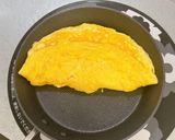 マッシュルームオムレツ♪チェダーソース作り方7写真