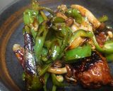 551の甘酢団子のピーマンきのこ炒め作り方6写真