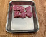 ガーリックレモンバターの豚ヒレステーキ作り方1写真