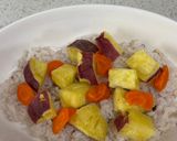 さつまいもとレトルトカレーでドリア作り方3写真