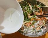 海鮮とネギの卵焼き作り方2写真