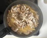 旨味凝縮！塩揉み白菜のワンパン和風パスタ作り方20写真