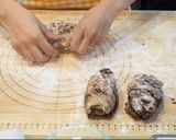 ＨBで生地作り♪チョコナッツフランスパン作り方15写真