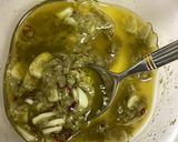 帆立と柚子胡椒oilの筍蕨ぺぺロンチーノ作り方3写真