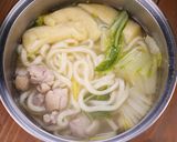 鶏と白菜の旨だし塩ちゃんこうどん最高🥰🍜作り方3写真