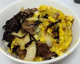 鶏レバー丼塩こんぶと卵とじバージョン作り方8写真