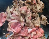 簡単⭐︎美味⭐︎牛肉の赤ワイン炒め作り方3写真